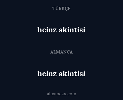 heinz akintisi - heinz akintisi