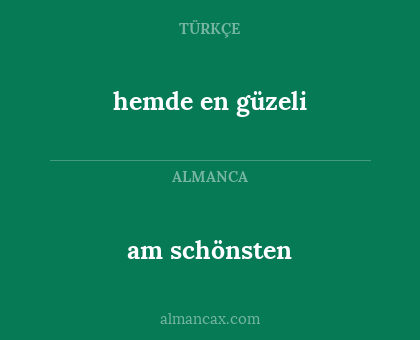 am schönsten - hemde en güzeli
