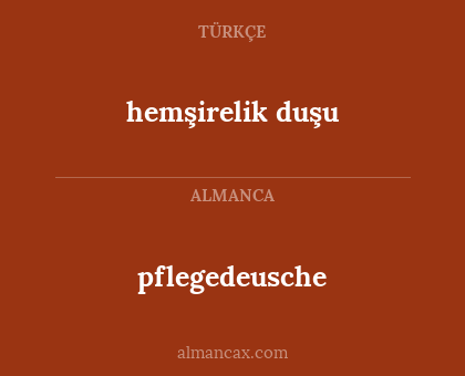 hemşirelik duşu - pflegedeusche