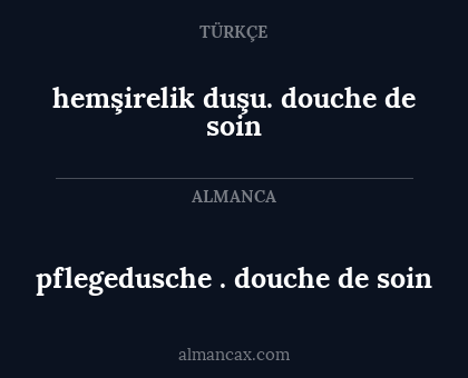 pflegedusche . douche de soin - hemşirelik duşu. douche de soin
