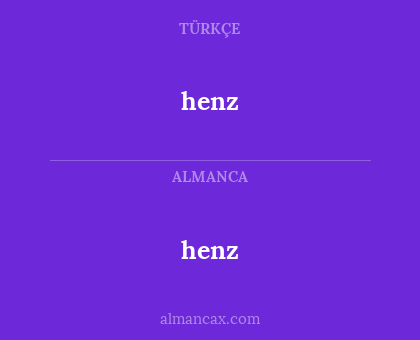 henz - henz