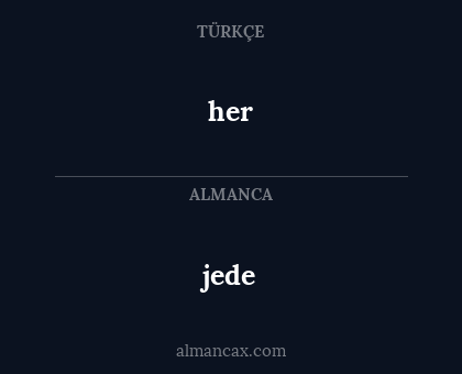 her - jede