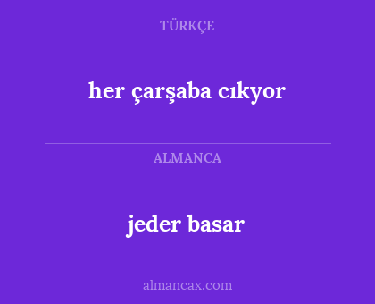 jeder basar - her çarşaba cıkyor