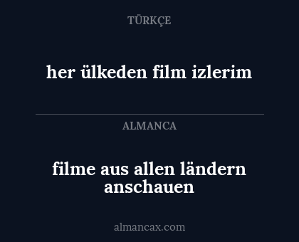 filme aus allen ländern anschauen - her ülkeden film izlerim