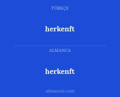 herkenft - herkenft