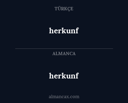 herkunf - herkunf