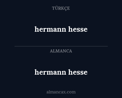 hermann hesse - hermann hesse