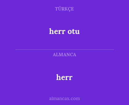 herr otu - herr
