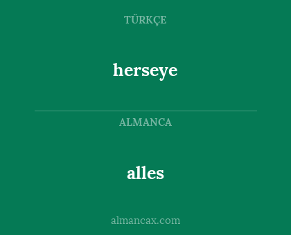 alles - herseye