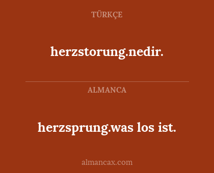 herzstorung.nedir. - herzsprung.was los ist.