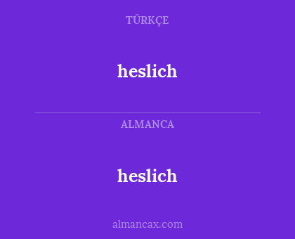 heslich - heslich