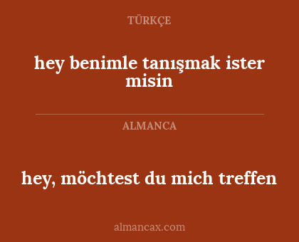 hey benimle tanışmak ister misin - hey, möchtest du mich treffen