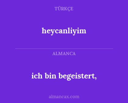 heycanliyim - ich bin begeistert,