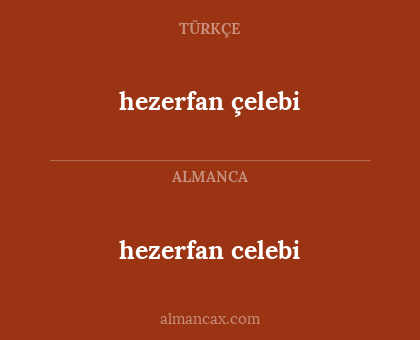 hezerfan celebi - hezerfan çelebi