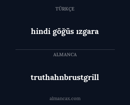 truthahnbrustgrill - hindi göğüs ızgara