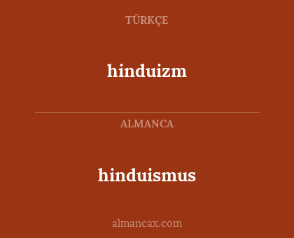 hinduismus - hinduizm