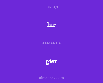 hır - gier