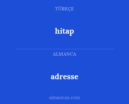 hitap - adresse