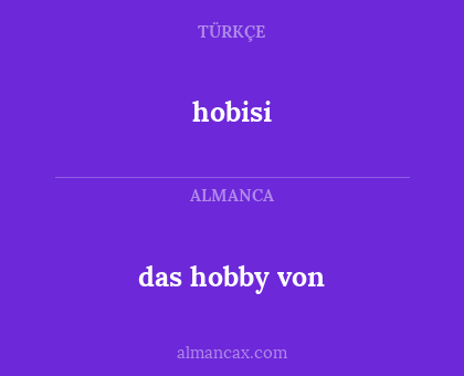 hobisi - das hobby von