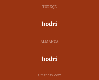 hodri - hodri