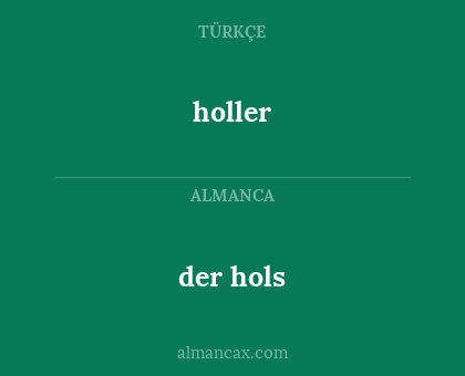 holler - der hols