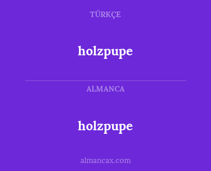holzpupe - holzpupe