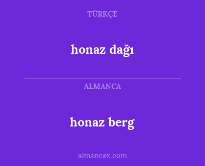 honaz dağı - honaz berg
