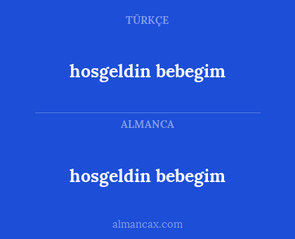 hosgeldin bebegim - hosgeldin bebegim