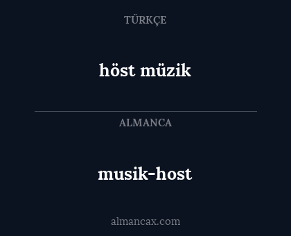 höst müzik - musik-host
