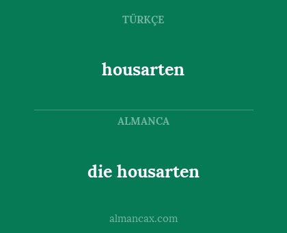die housarten - housarten
