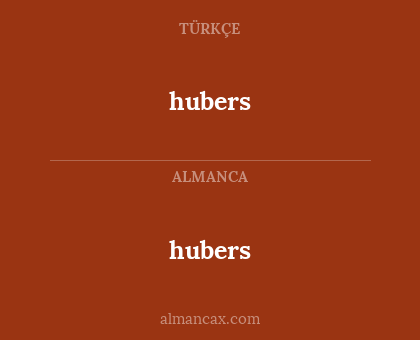 hubers - hubers