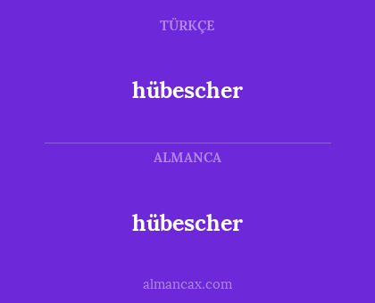 hübescher - hübescher