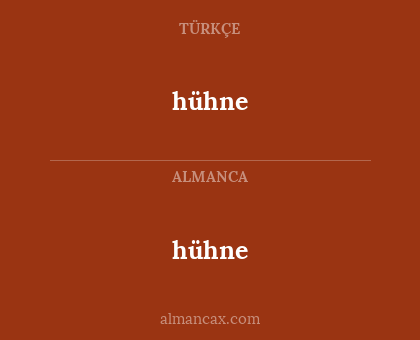 hühne - hühne