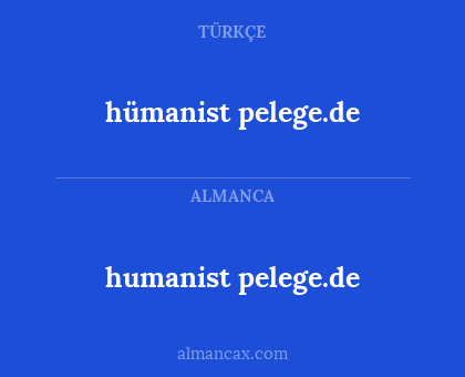 humanist pelege.de - hümanist pelege.de