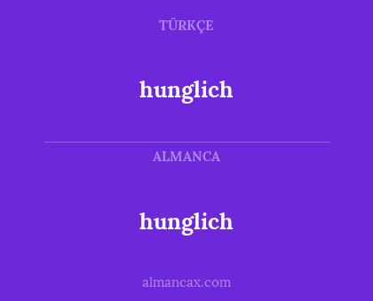 hunglich - hunglich