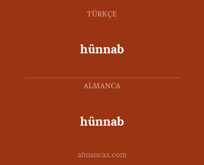 hünnab - hünnab