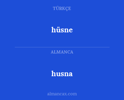 husna - hüsne