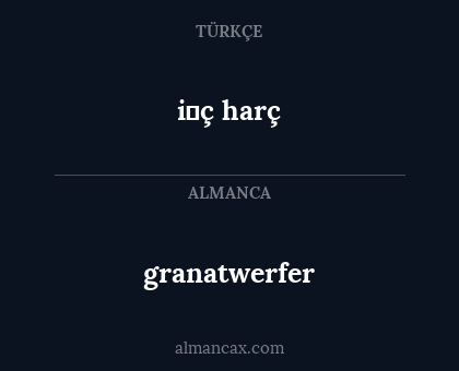 granatwerfer - i̇ç harç