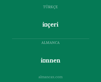 i̇nnen - i̇çeri