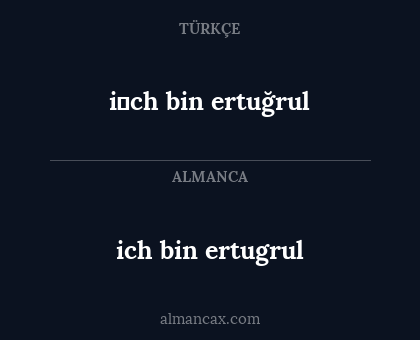 i̇ch bin ertuğrul - ich bin ertugrul