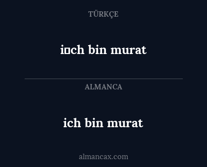 ich bin murat - i̇ch bin murat