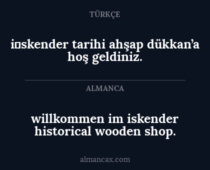 willkommen im iskender historical wooden shop. - i̇skender tarihi ahşap dükkan’a hoş geldiniz.