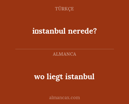 i̇stanbul nerede? - wo liegt istanbul