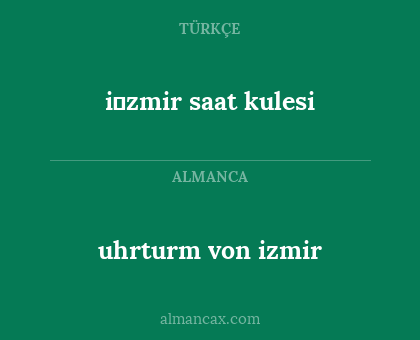 uhrturm von izmir - i̇zmir saat kulesi