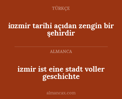 izmir ist eine stadt voller geschichte - i̇zmir tarihi açıdan zengin bir şehirdir