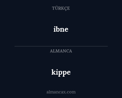 ibne - kippe