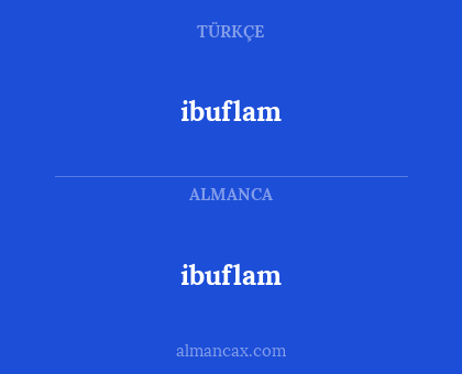 ibuflam - ibuflam