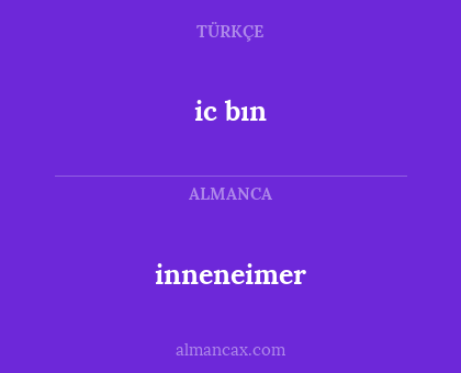 ic bın - inneneimer