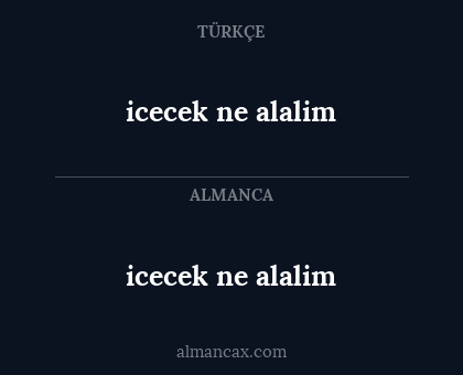 icecek ne alalim - icecek ne alalim