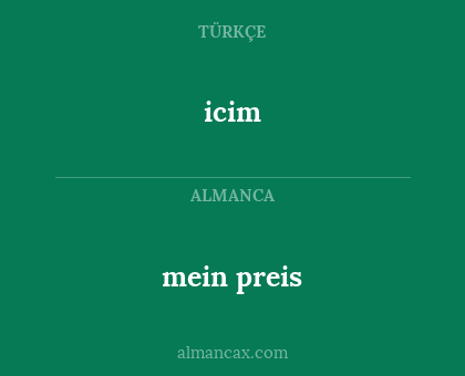 mein preis - icim